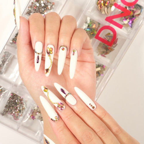 DND Kit Ongles en Cristal Flamme Transparente #7 68406