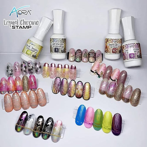 Aora Liquid Chrome Stamping Set 70450