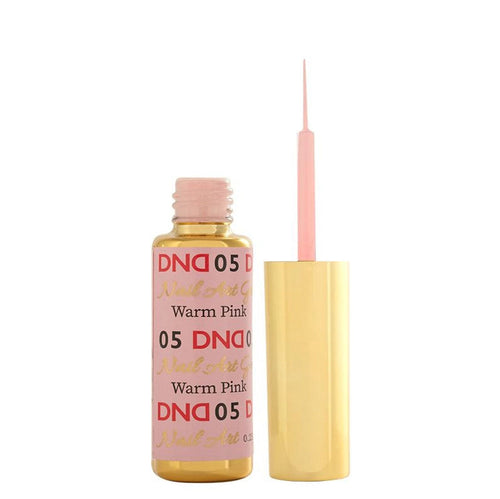 DND Nail Art Gel 0,25 fl oz/9 ml - Rose Chaud DND05