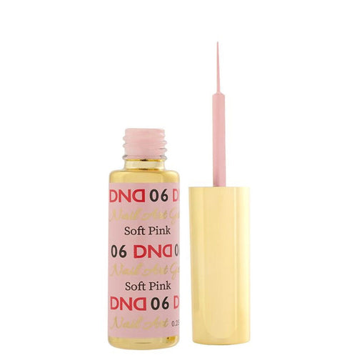 Gel Nail Art DND 7,39 ml/0,25 fl oz - Rose clair DND06