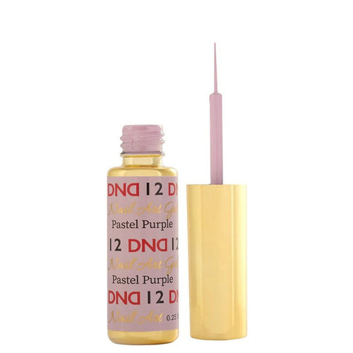 DND Nail Art Gel 0,25 fl oz/9 ml - Pastel Violet DND12