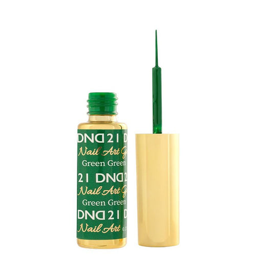 DND Nail Art Gel 0,25 fl oz/9 ml - Green Green DND21