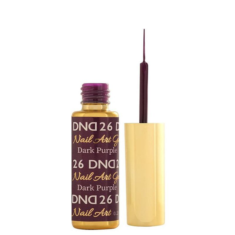 Vernis Gel DND Nail Art 0,25 fl oz/9 ml - Violet Foncé DND26