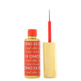 DND Gel Nail Art 7,4 ml/9 ml - Orange vif DND28