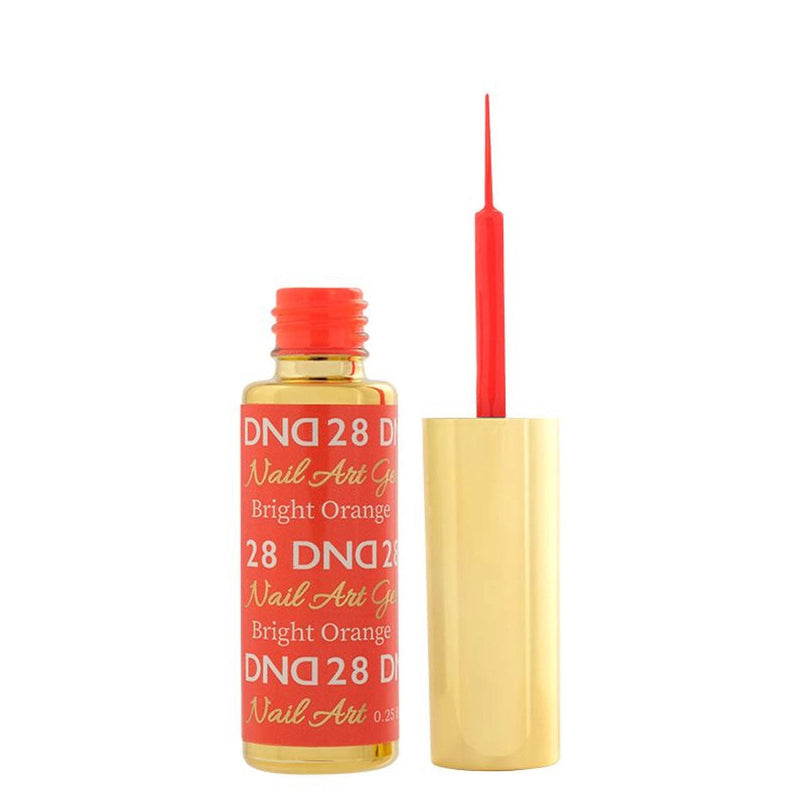 DND Gel Nail Art 7,4 ml/9 ml - Orange vif DND28