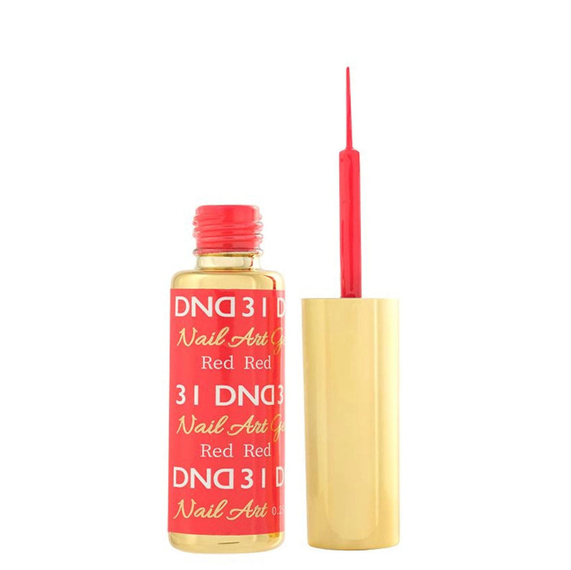 DND Nail Art Gel 0,25 fl oz/9 ml - Rouge Rouge DND31