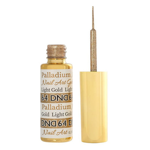 DND Nail Art Gel 0.25 fl oz/9ml - Or Clair Palladium DND64