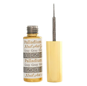DND Nail Art Gel 0.25 fl oz/9ml - Palladium Gray DND68