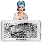 MoYou Nail Art Plate Collection Artist 04 #MPART04