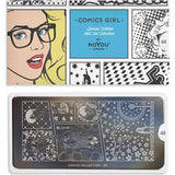 MoYou Nail Art Plate Collection Comics Girl 05 #MPCOM05