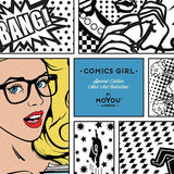 MoYou Nail Art Plate Collection Comics Girl 05 #MPCOM05