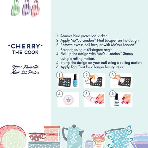 MoYou Nail Art Plate Collection Cookbook 13 #MPCOO13
