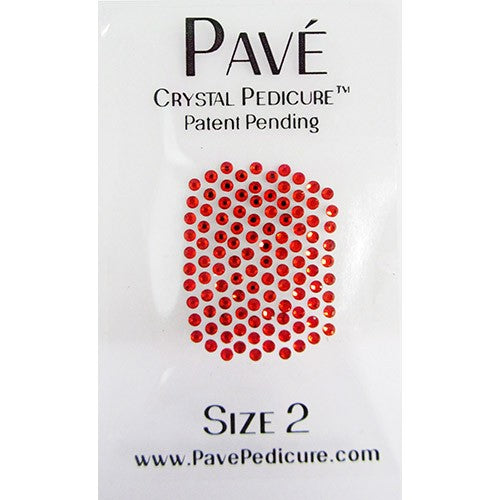 Pave Crystal Pedicure Mini Kit, 8pcs -  Sun