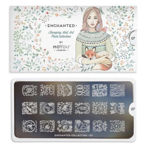 MoYou Nail Art Plate Collection Enchanted 07  #MPENC07