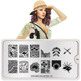 MoYou Nail Art Plate Collection Explorer 06  #MPEXP06