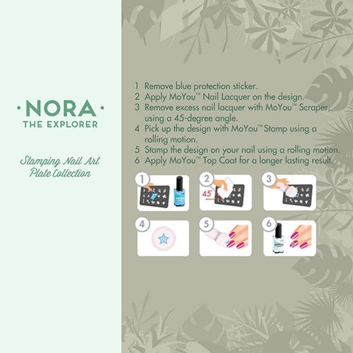 MoYou Nail Art Plate Collection Explorer 27  #MPEXP27