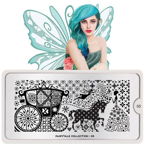 MoYou Nail Art Plate Collection Fairy Tale 05  #MPFAI05