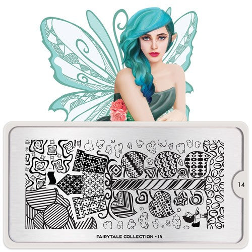 MoYou Collection de Plaque Nail Art Conte de Fées 14 #MPFAI14