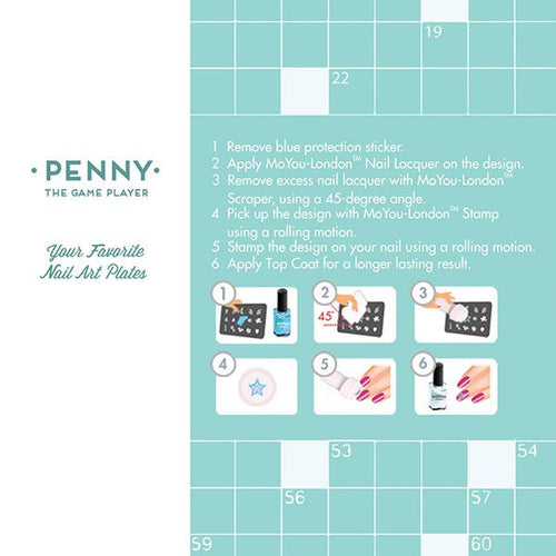 MoYou Nail Art Plaque Collection Jeux 02 #MPGAM02