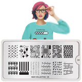 MoYou Plaque d'estampage Nail Art Collection Geek 05 #MPGEE05