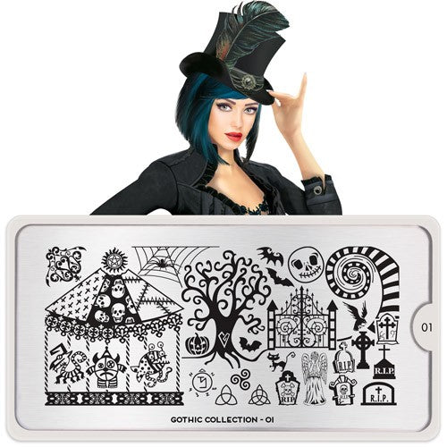 MoYou Plaque Stamping Gothic 01 #MPGOT01