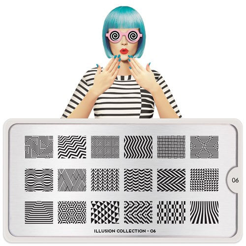 MoYou Nail Art Plaque Collection Illusion 06 #MPILL06
