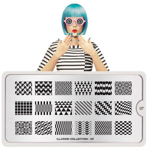 MoYou Plaque de Stamping Nail Art Collection Illusion 07 #MPILL07