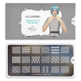 MoYou Plaque de Stamping Nail Art Collection Illusion 07 #MPILL07