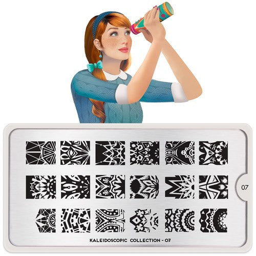 Collection de Plaques MoYou Nail Art Kaléidoscope 07 #MPKAL07