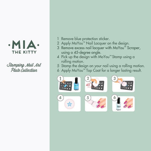 MoYou Nail Art Plate Collection Kitty 04 #MPKIT04