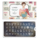 Plaque de stamping MoYou Nail Art Collection Lingo 03 #MPLIN03