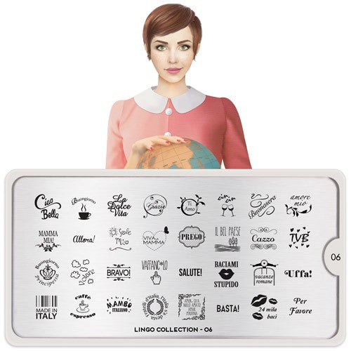 MoYou Collection de Plaques Stamping Lingo 06 #MPLIN06