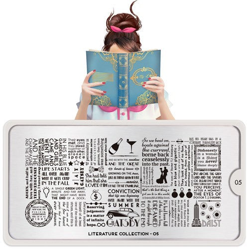 MoYou Collection de Plaques Stamping Literature 05 #MPLIT05