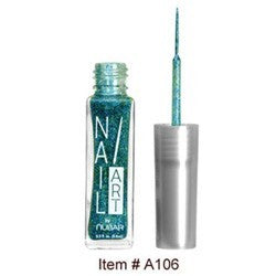 Nubar Nail Art Strippers Paillettes Bleues A106