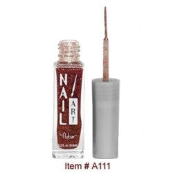 Nubar Nail Art Strippers Bordeaux pailleté A111