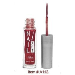 Nubar Nail Art Strippers Rouge Pailleté A112