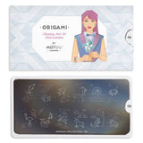 Collection de plaques MoYou Nail Art Origami 06 #MPORI06