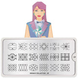Collection de plaques stamping MoYou Origami 09 #MPORI09