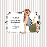 MoYou Nail Art Plate Collection Rebel 02 #MPREB02