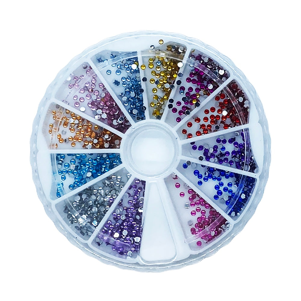Strass Berkeley Petite Rondelle 12 Couleurs 1440 Pièces/Roulette RS301