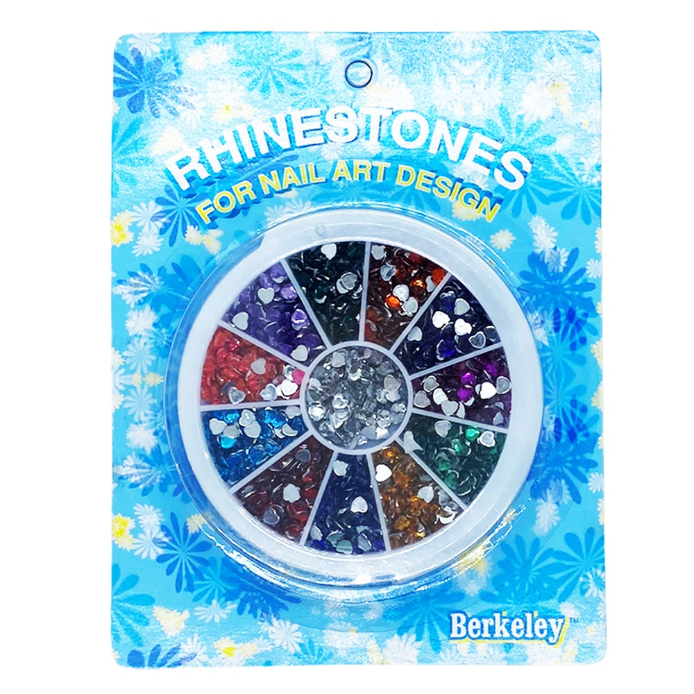Strass Cœur Berkeley 12 Couleurs 1440 Pièces/Roue RS303