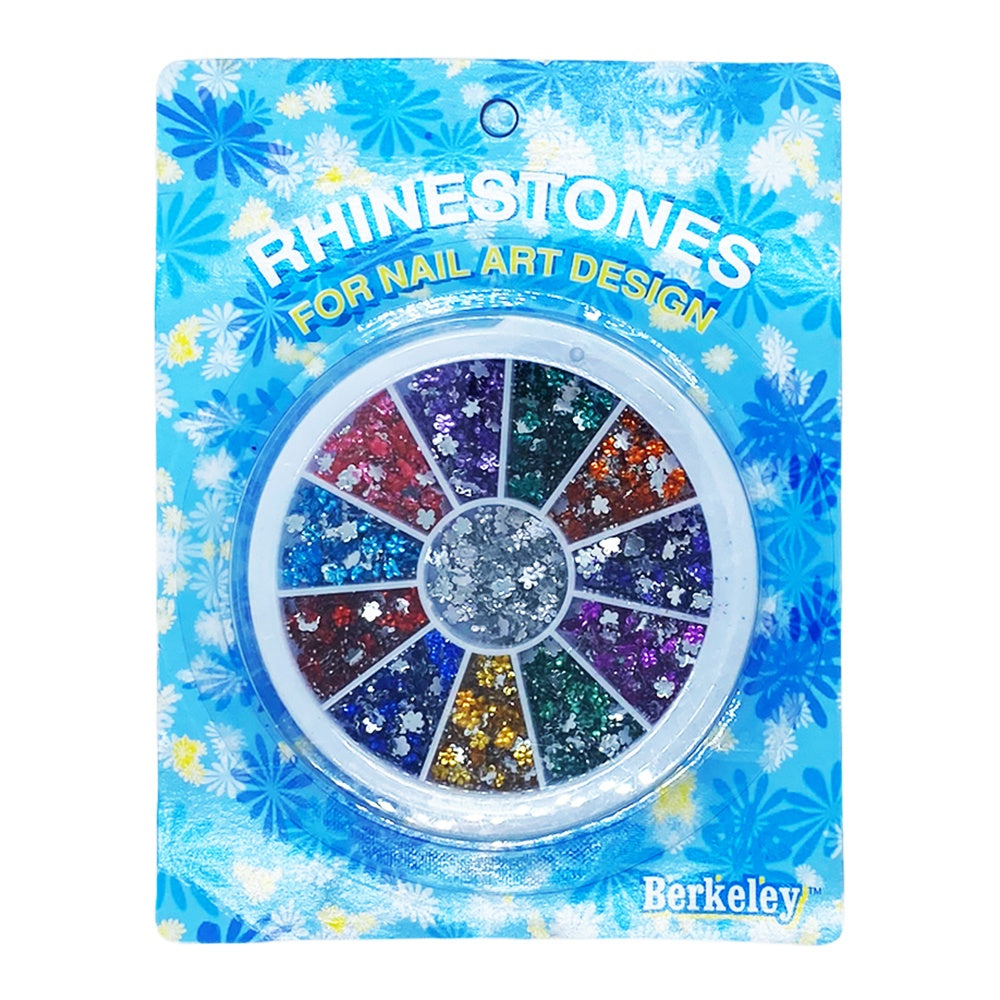 Berkeley Strass Fleur 12 Couleurs 1440PC/Roue RS304