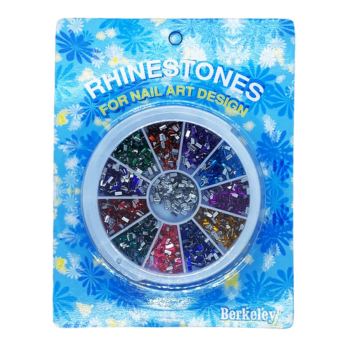 Berkeley Strass Rectangle 3mm 12 Couleurs 1440 Pièces/Roulette RS309