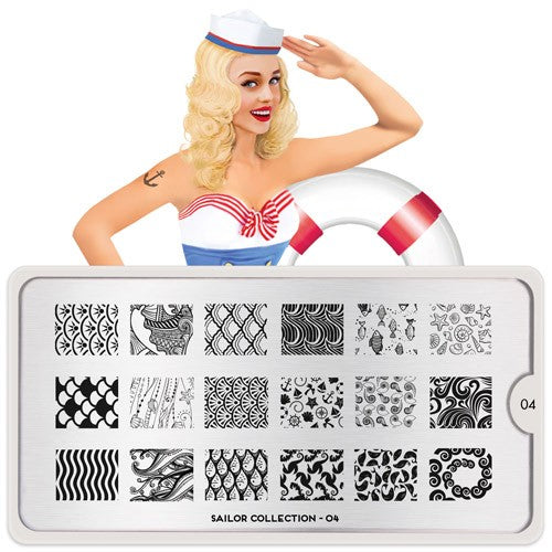MoYou Plaque Stamping Collection Sailor 04 #MPSAI04