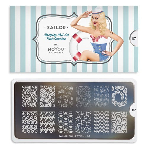 MoYou Plaque Stamping Collection Sailor 07 #MPSAI07