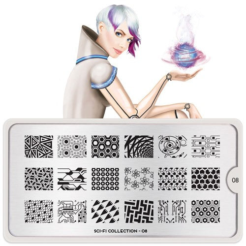 MoYou Plaque Stamping Collection Sci-Fi 08 #MPSCI08