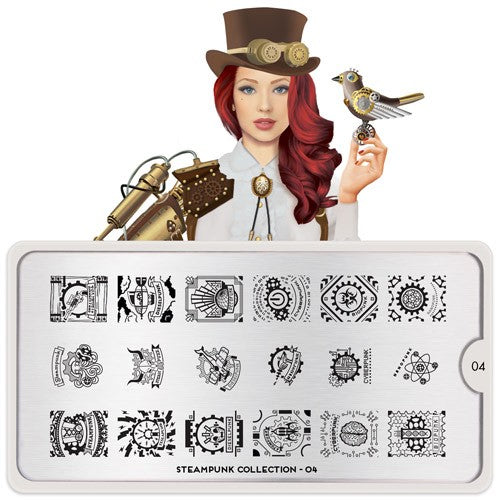 MoYou Plaque Stamping Collection Steampunk 04 #MPSTE04
