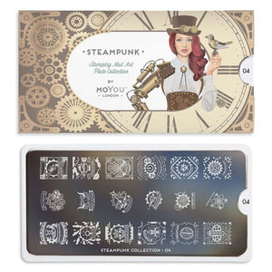 MoYou Plaque Stamping Collection Steampunk 04 #MPSTE04