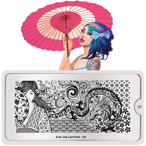 MoYou Plaque Stamping Nail Art Collection Suki 07 #MPSUK07
