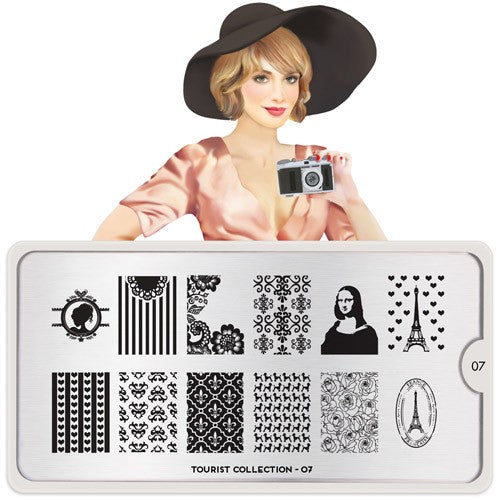 MoYou Collection de Plaques Nail Art Tourist 07 #MPTOU07